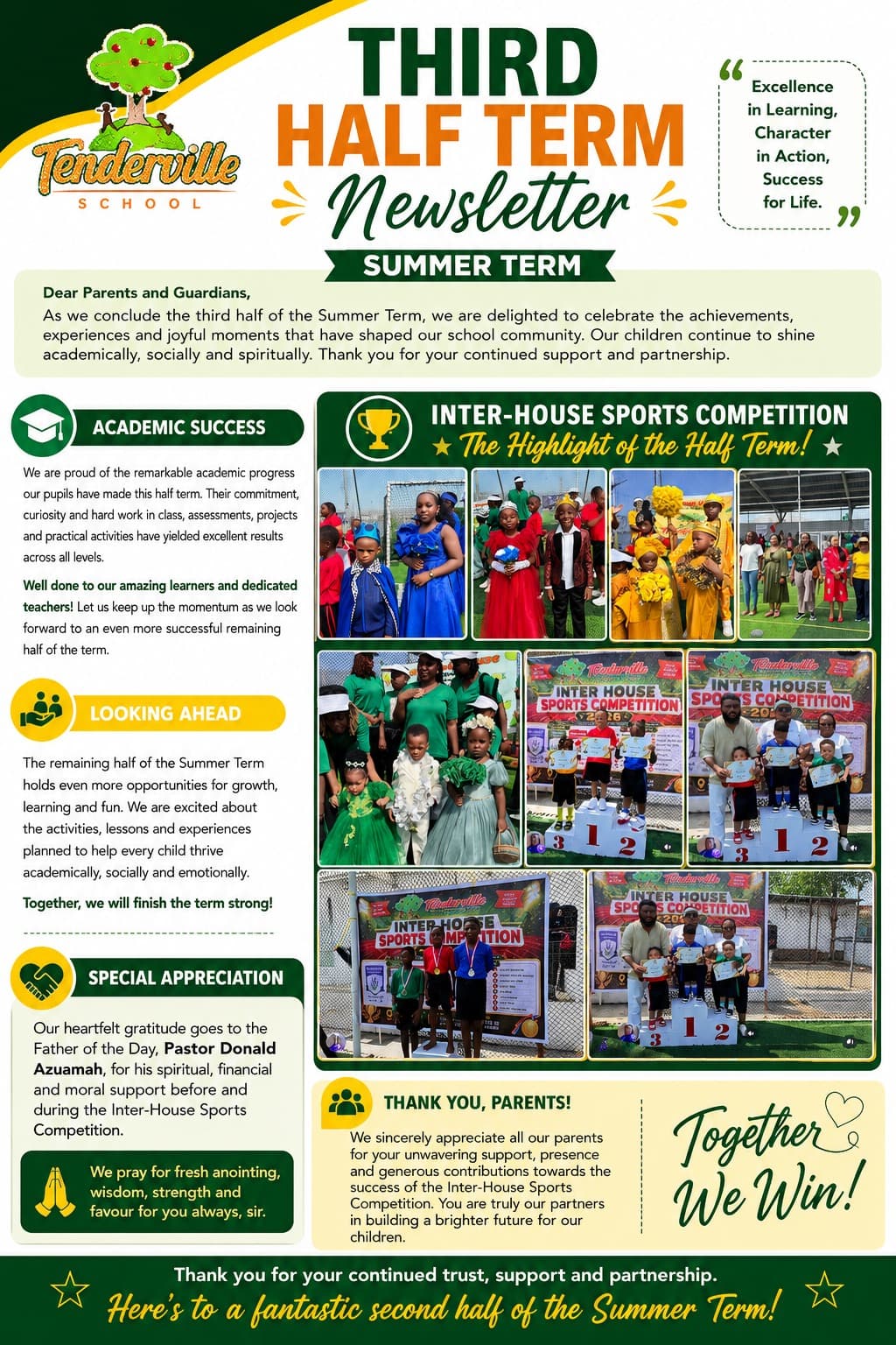 Celebrating Excellence, Growth, and Team Spirit