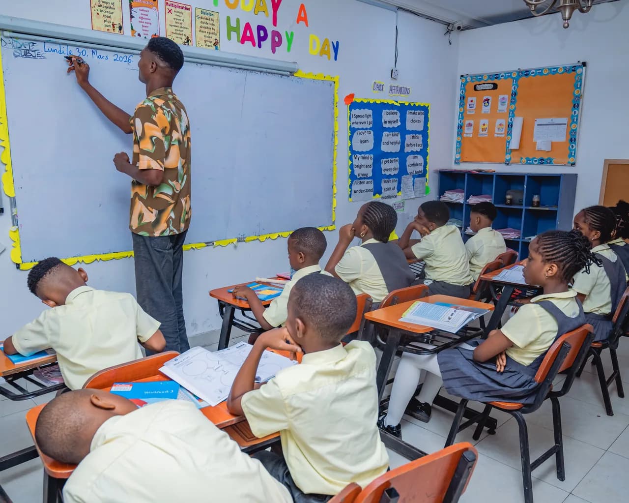 Tenderville classroom with students engaged in a lesson